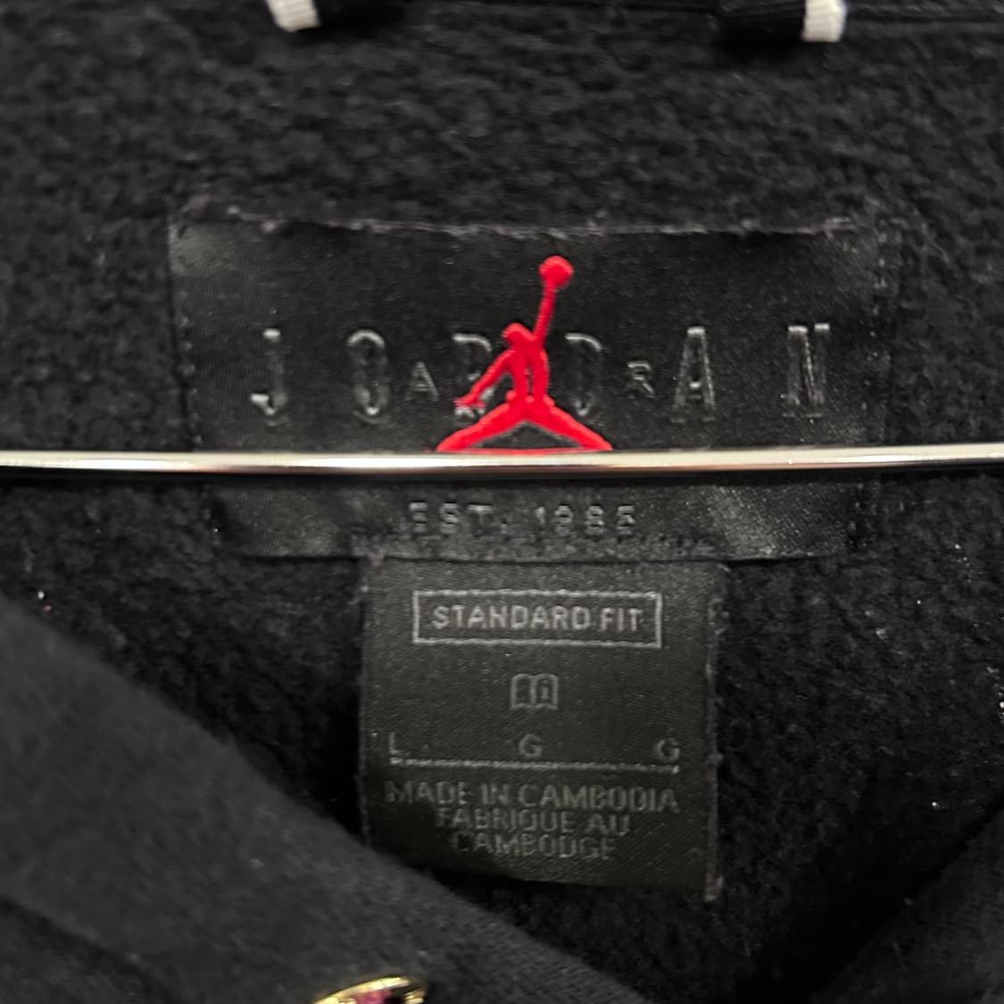 나이키 조던 파리 생제르망 코튼 배색 후드티 상품이미지3