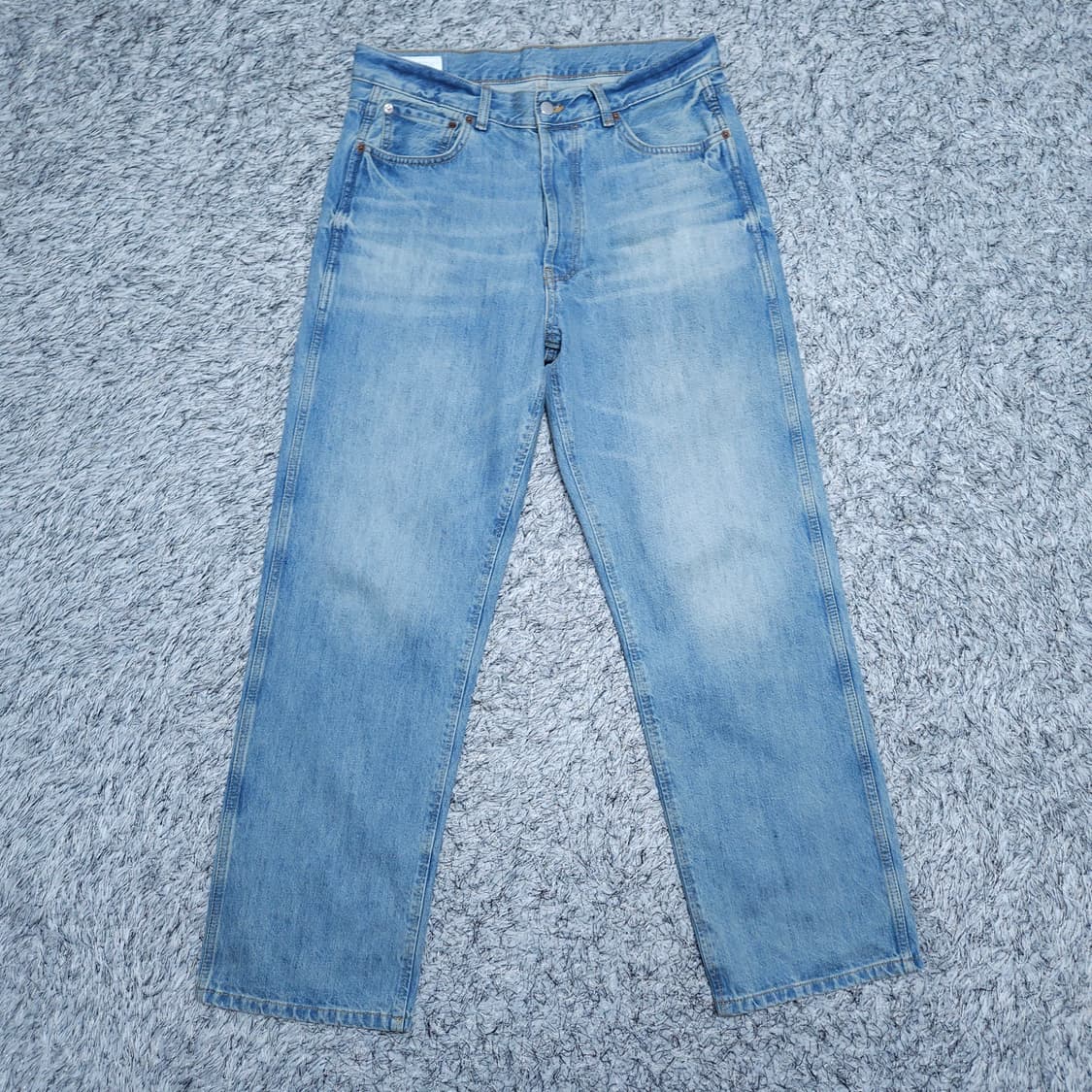자라) 허리33 남자 연청바지 일자청바지 / 왕눈이샵 상품이미지1