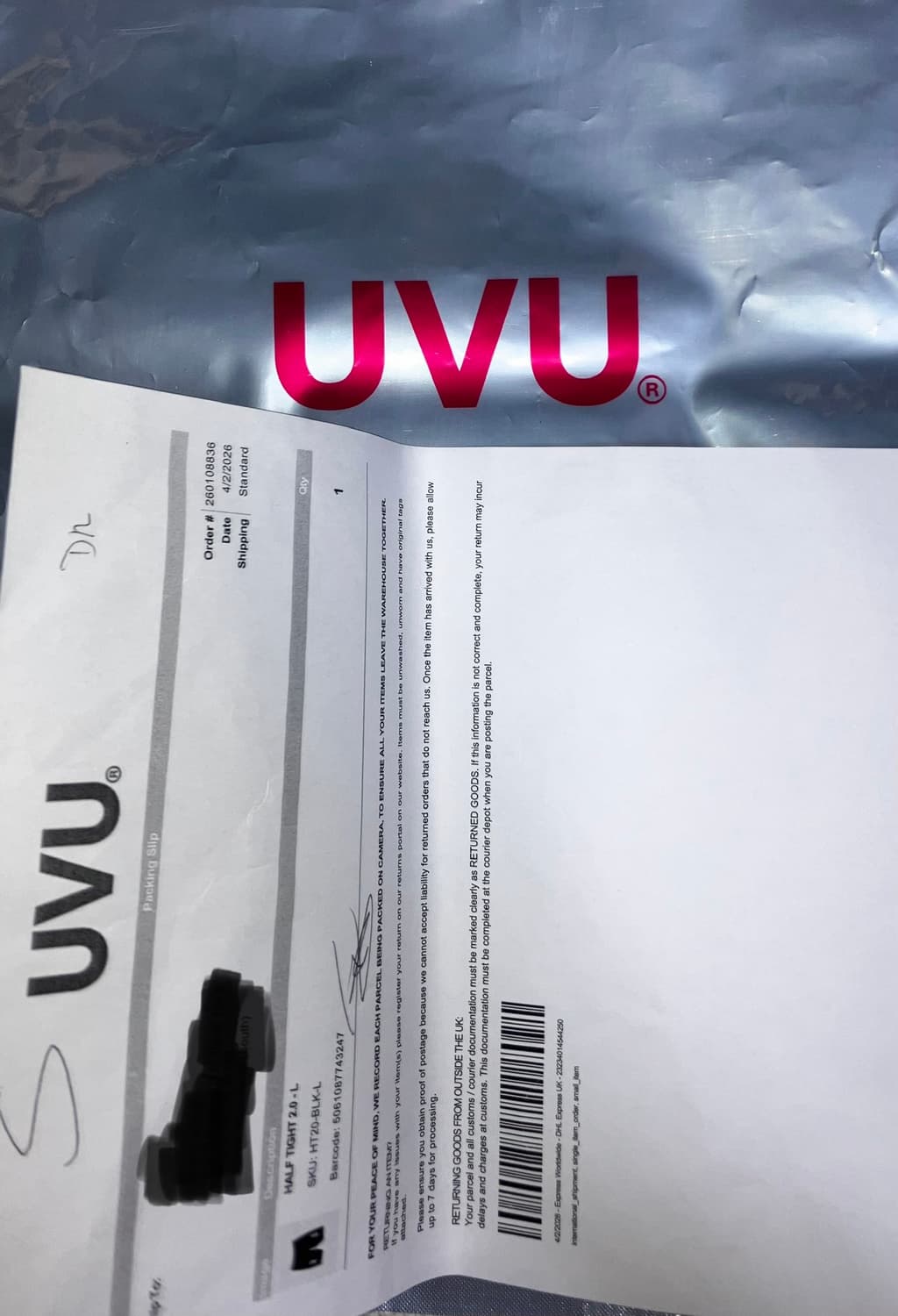 UVU 2.0 half tights L 상품이미지2