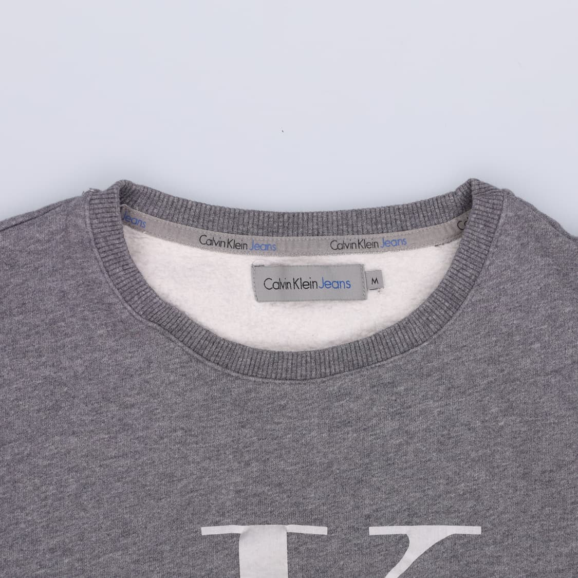 M 캘빈클라인 빅로고 기모 맨투맨 0227M 상품이미지3