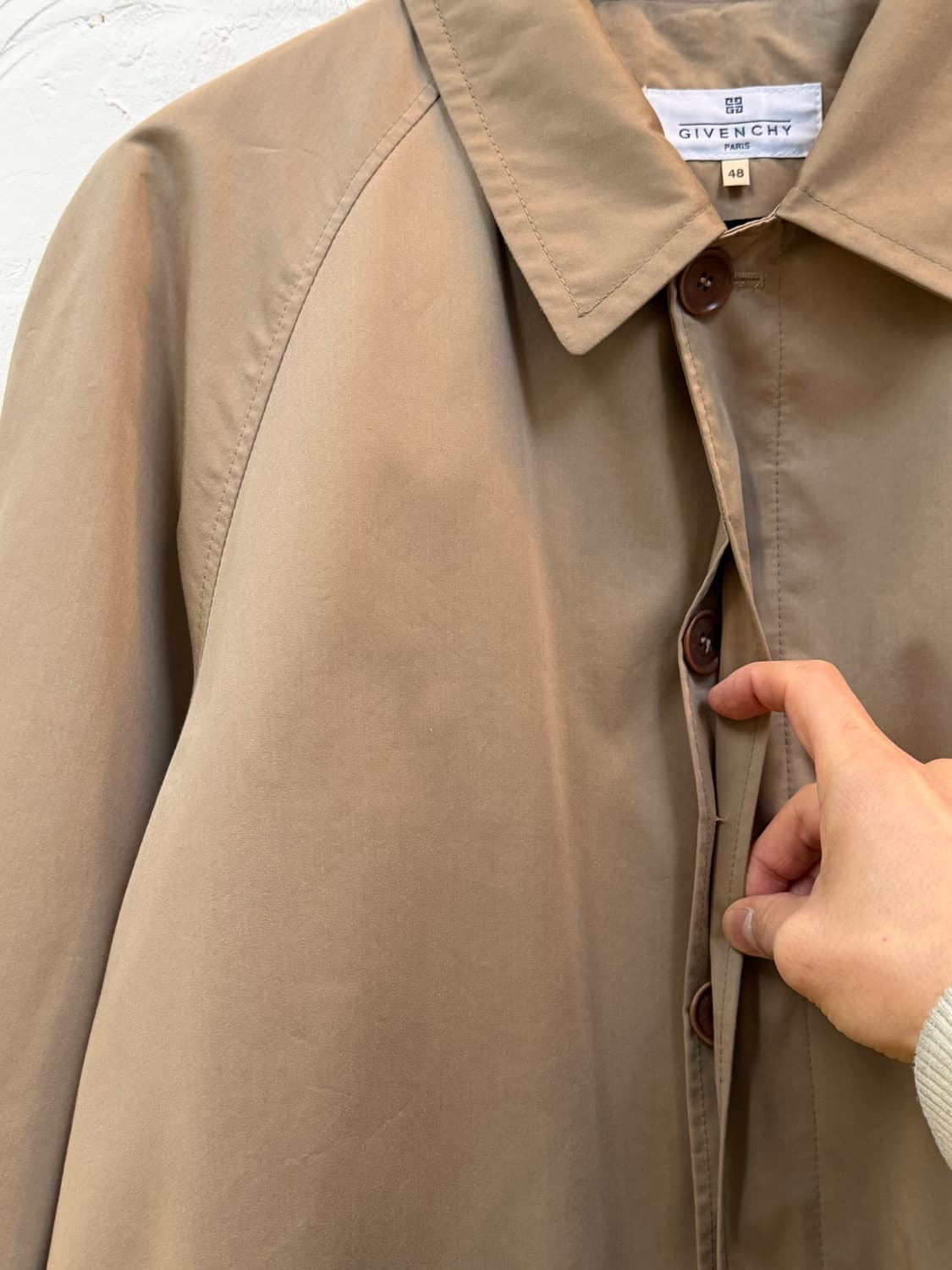 Givenchy 지방시 베이지 하프 트렌치코트 48 상품이미지4
