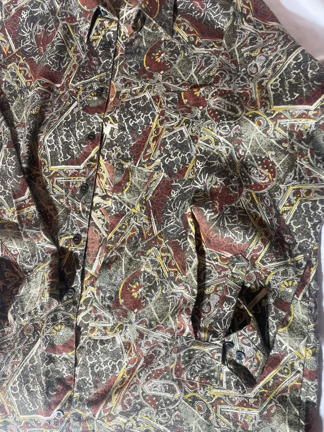 Cosso 오리엔탈 패턴 셔츠 L 상품이미지2