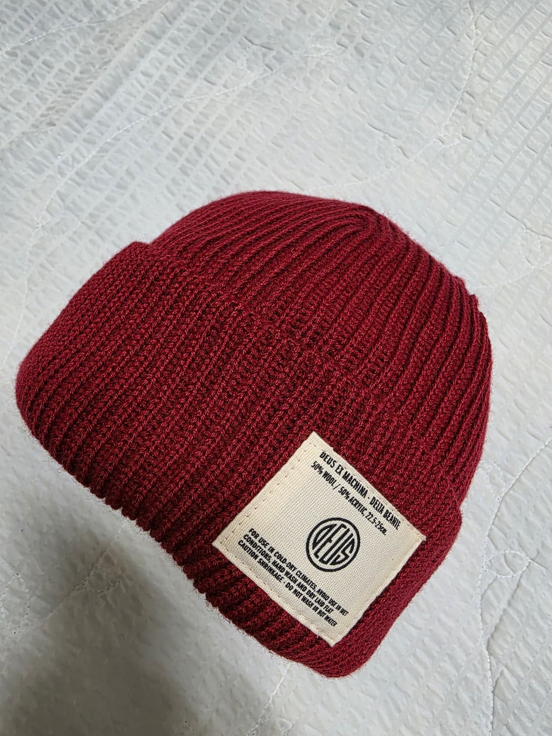 데우스 새상품 택만 제거 미실착 델타 비니 제스터레드색상 deus 상품이미지3