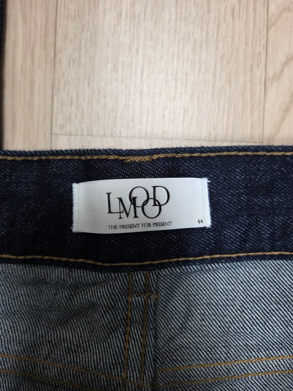 엘무드 잔느 플레어 데님 인디고 44 상품이미지6