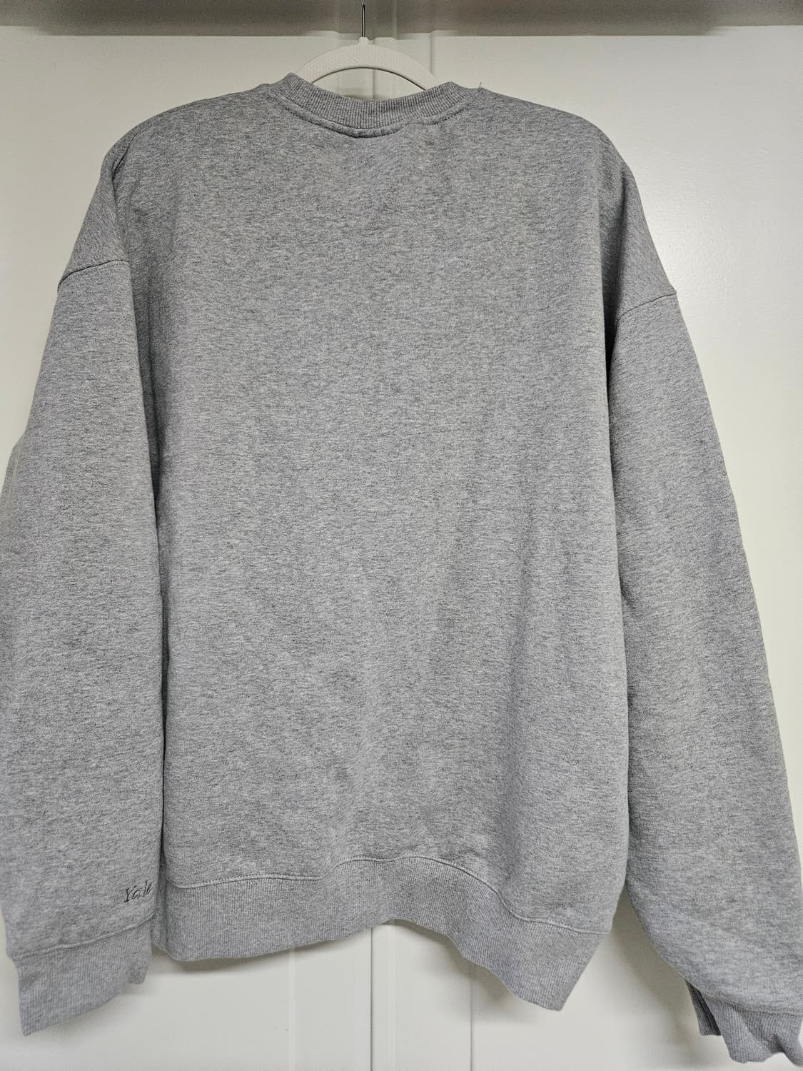 예일 YALE 맨투맨 회색 M/L 상품이미지2