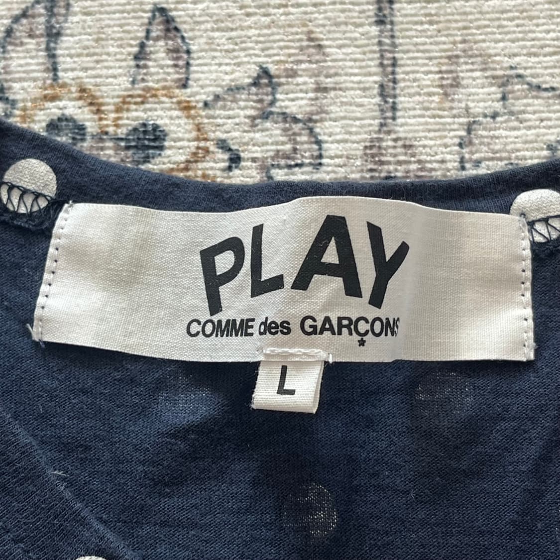 꼼데가르송 폴카 도트 티셔츠 상품이미지3