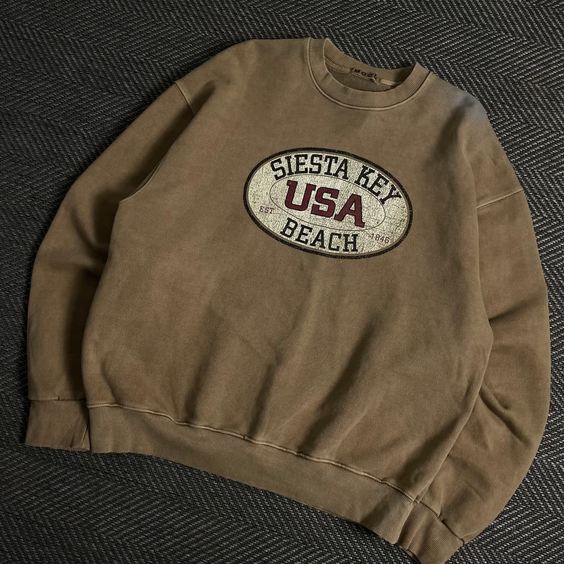 빈티지 디테일 박시핏 USA 피그먼트 맨투맨y 3721 상품이미지1