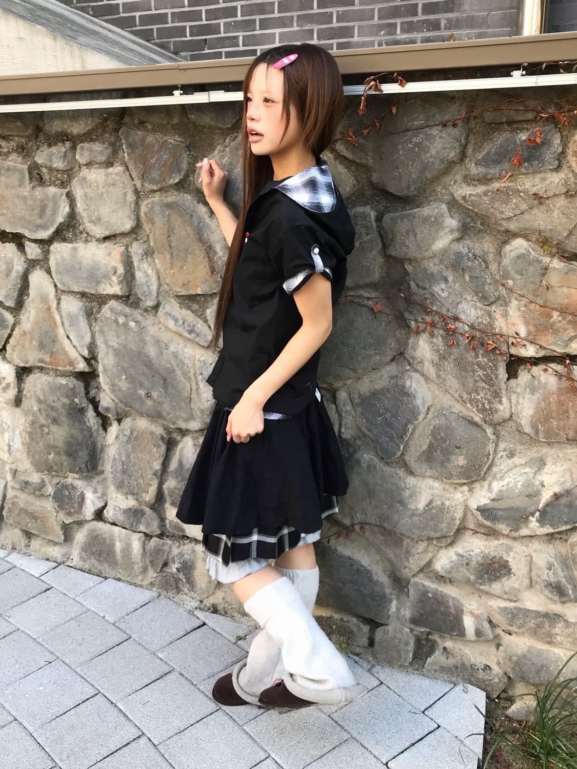 𖤐컬러버튼 블랙 코디 set𖤐  상품이미지1