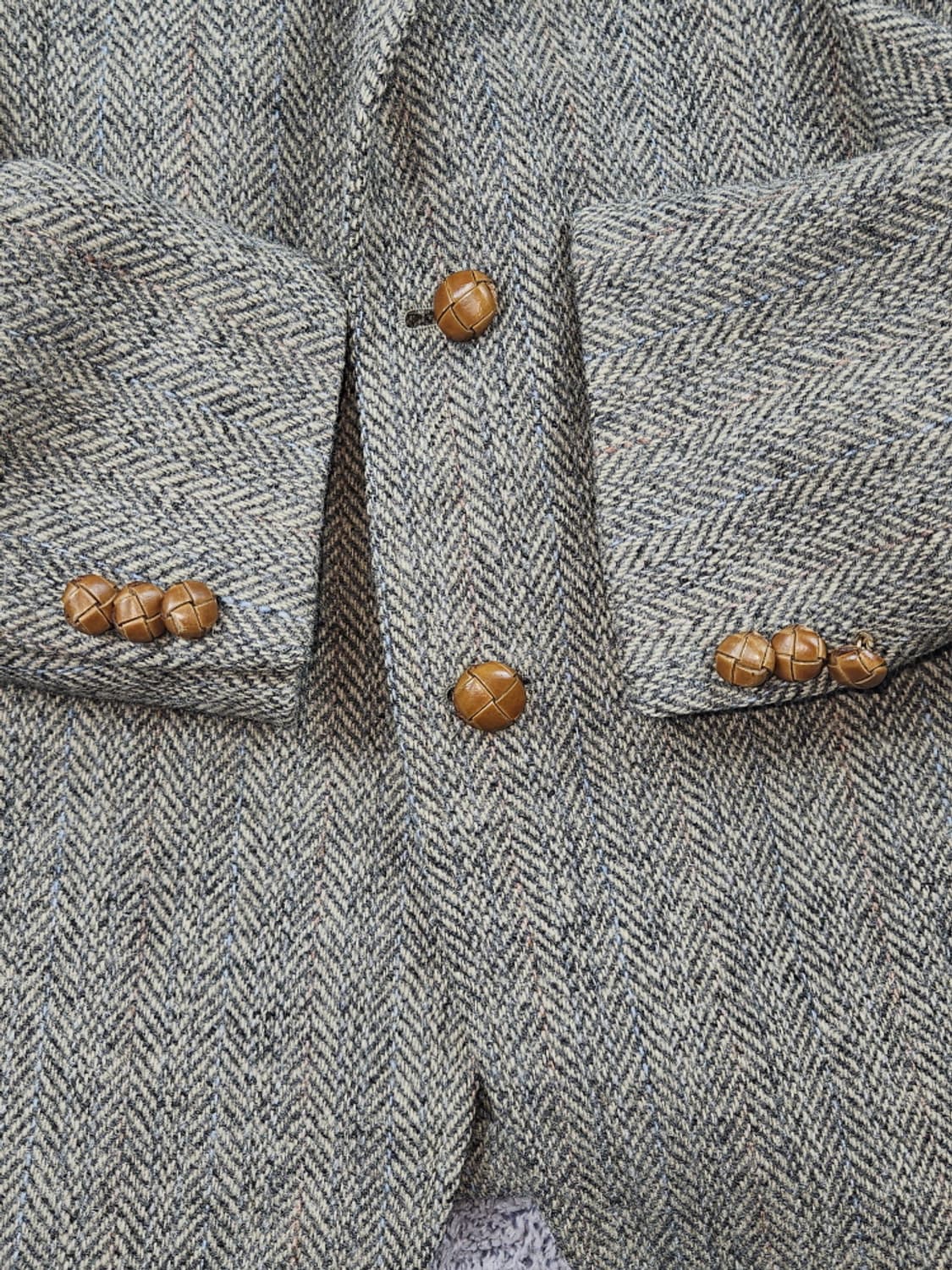 헤링본 패턴 해리스 트위드 블레이저 자켓 ( 상세설명참조 )/ 10078 상품이미지7