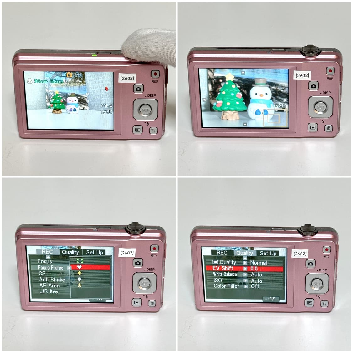 카시오 엑슬림 EX-ZS6 베이비핑크 빈티지디카 상품이미지5