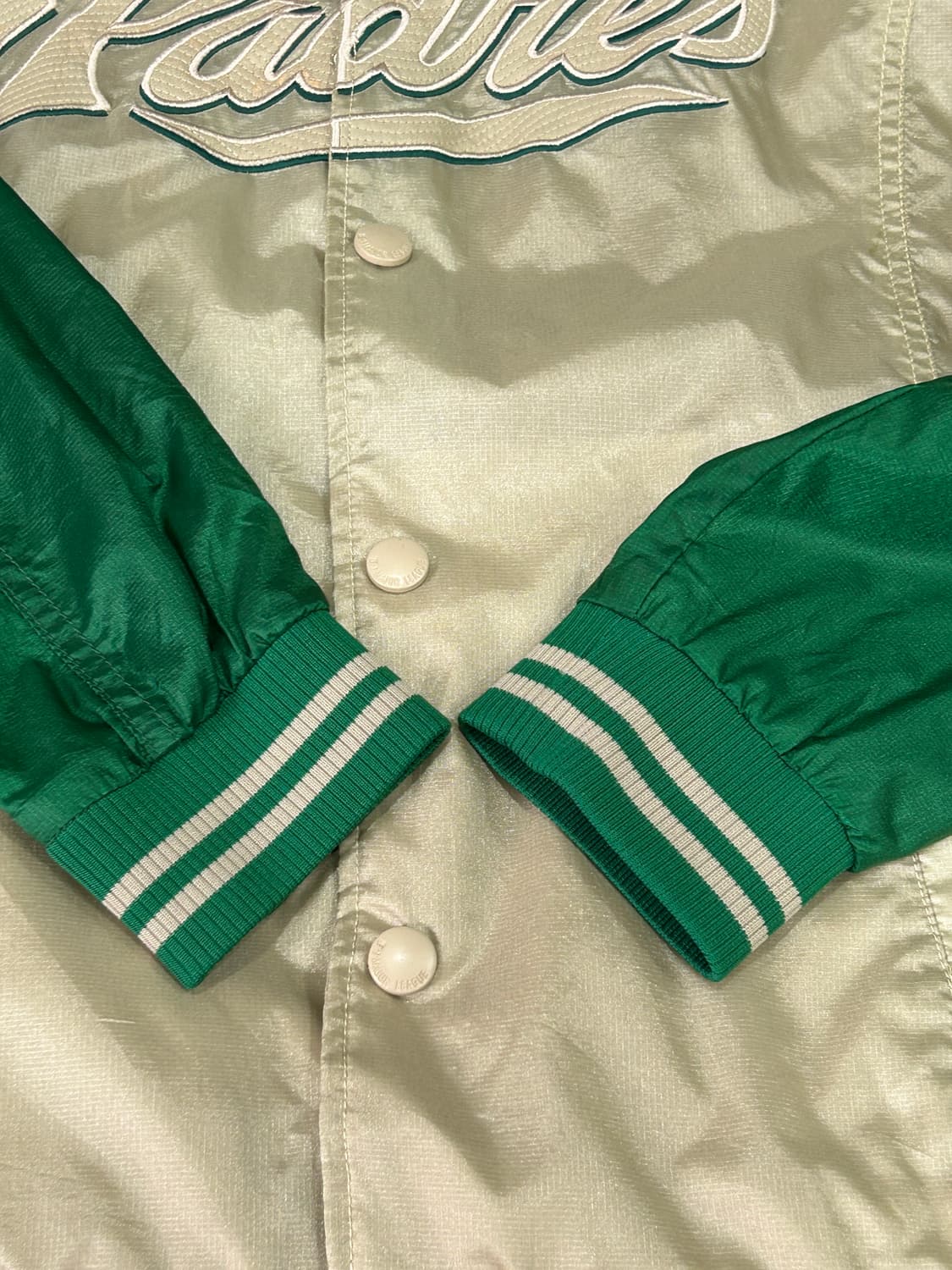 MLB 샌디에이고 파드리스 올드스쿨 바시티자켓 그린골드 상품이미지7