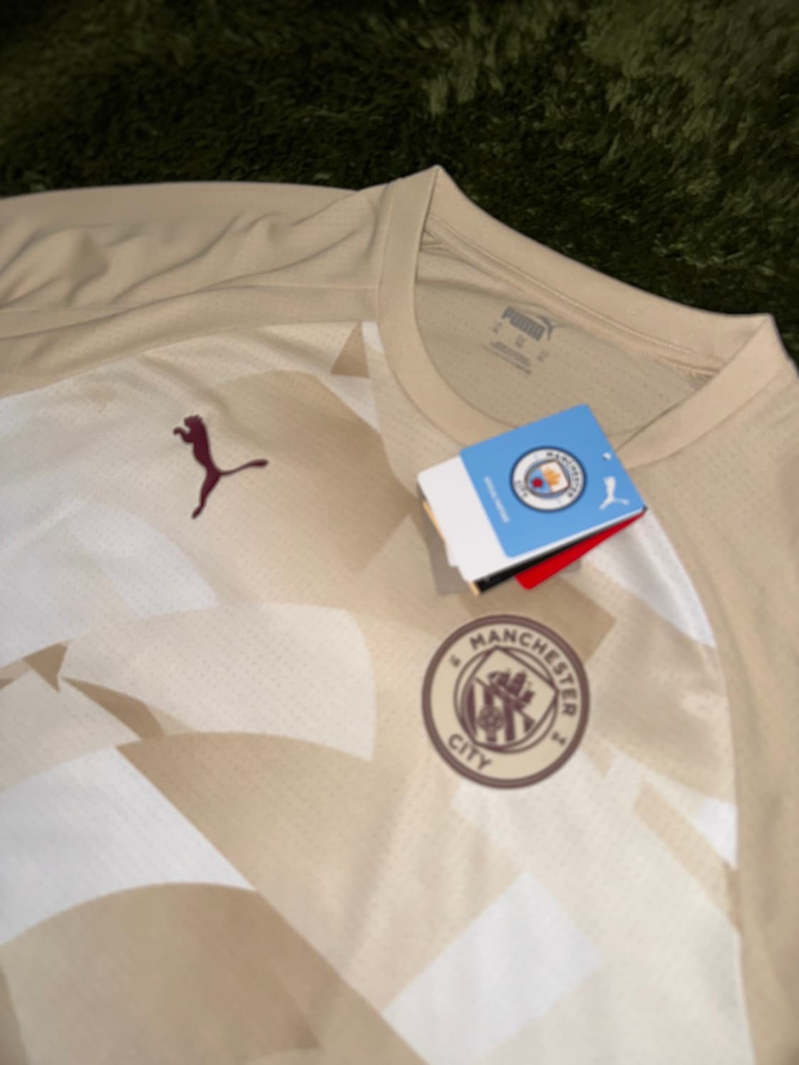 [XL] 푸마 맨시티 2023/24 프리매치 저지 그래놀라 논마킹 상품이미지2