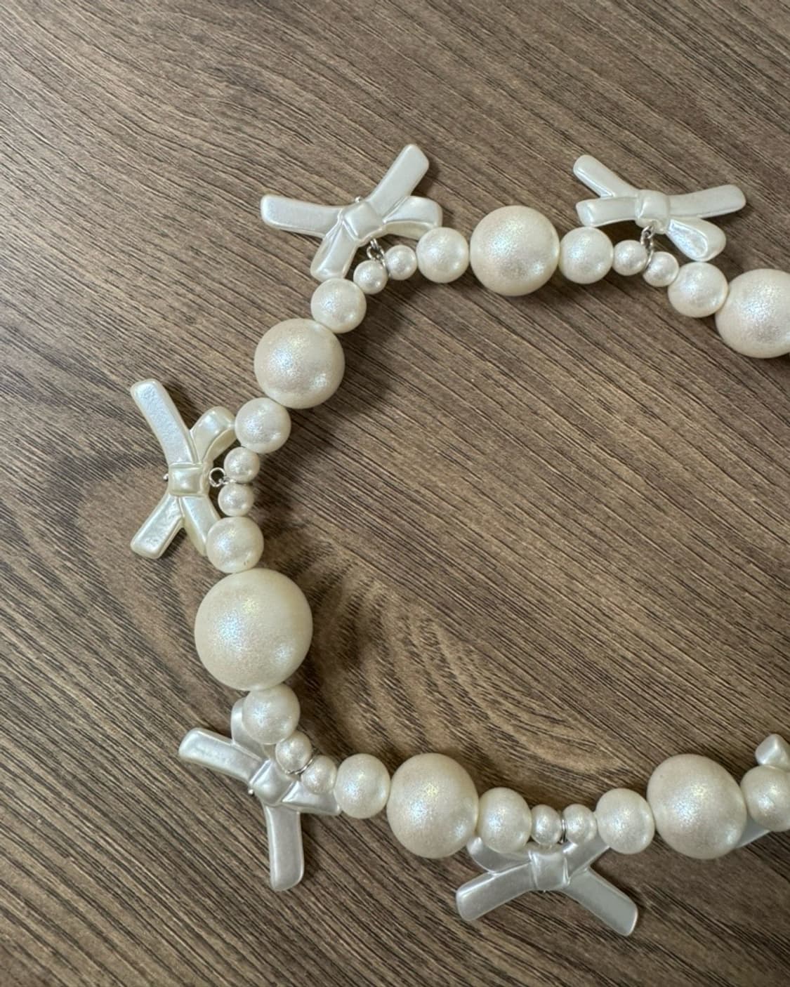 진주 리본 목걸이 상품이미지3