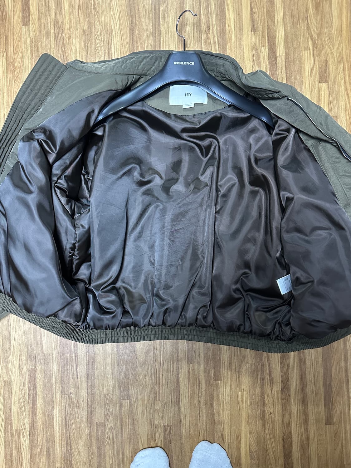 IEY 이에이 카키 점퍼 상품이미지3