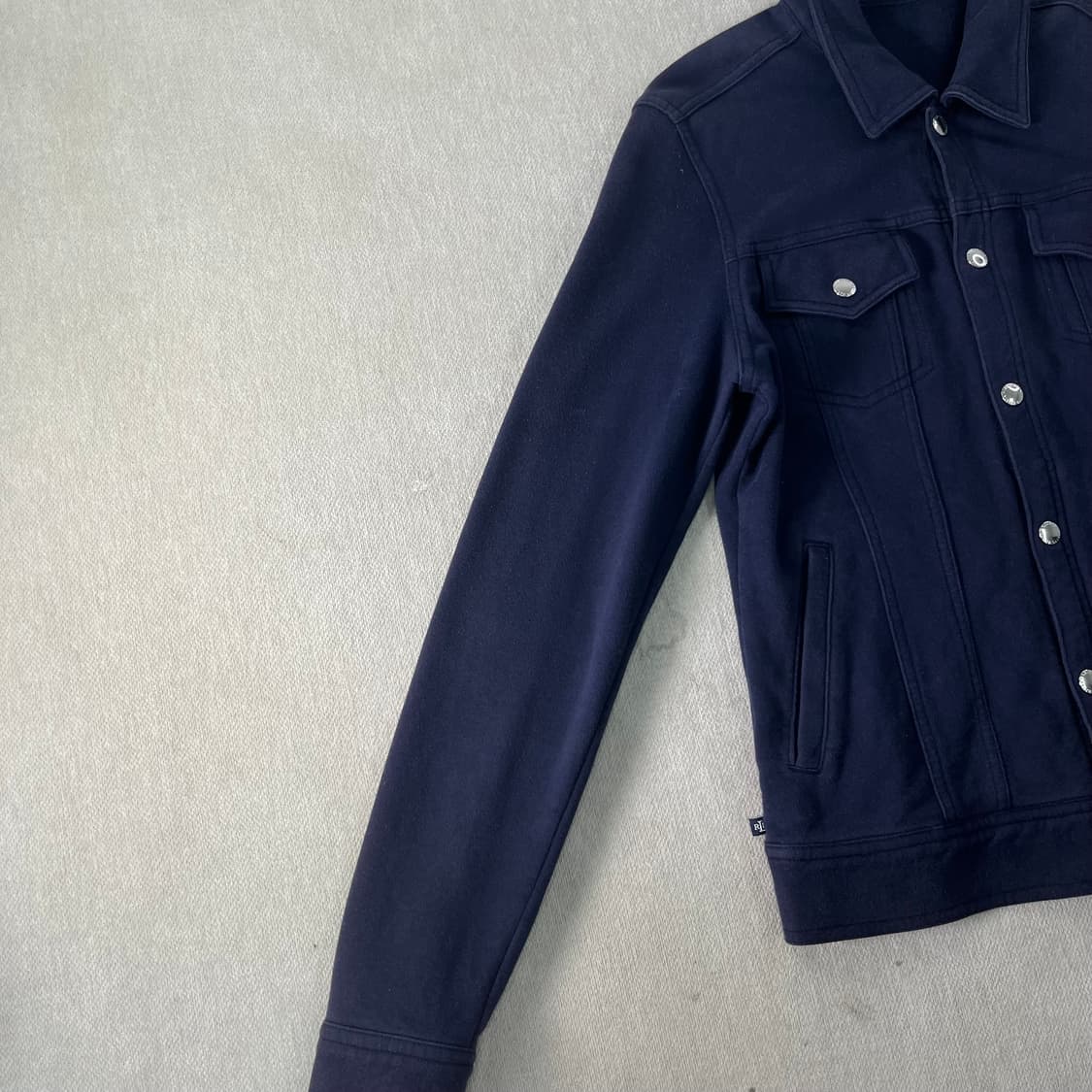 W 95 폴로랄프로렌 코튼 웨스턴 네이비 셔츠 자켓 상품이미지4