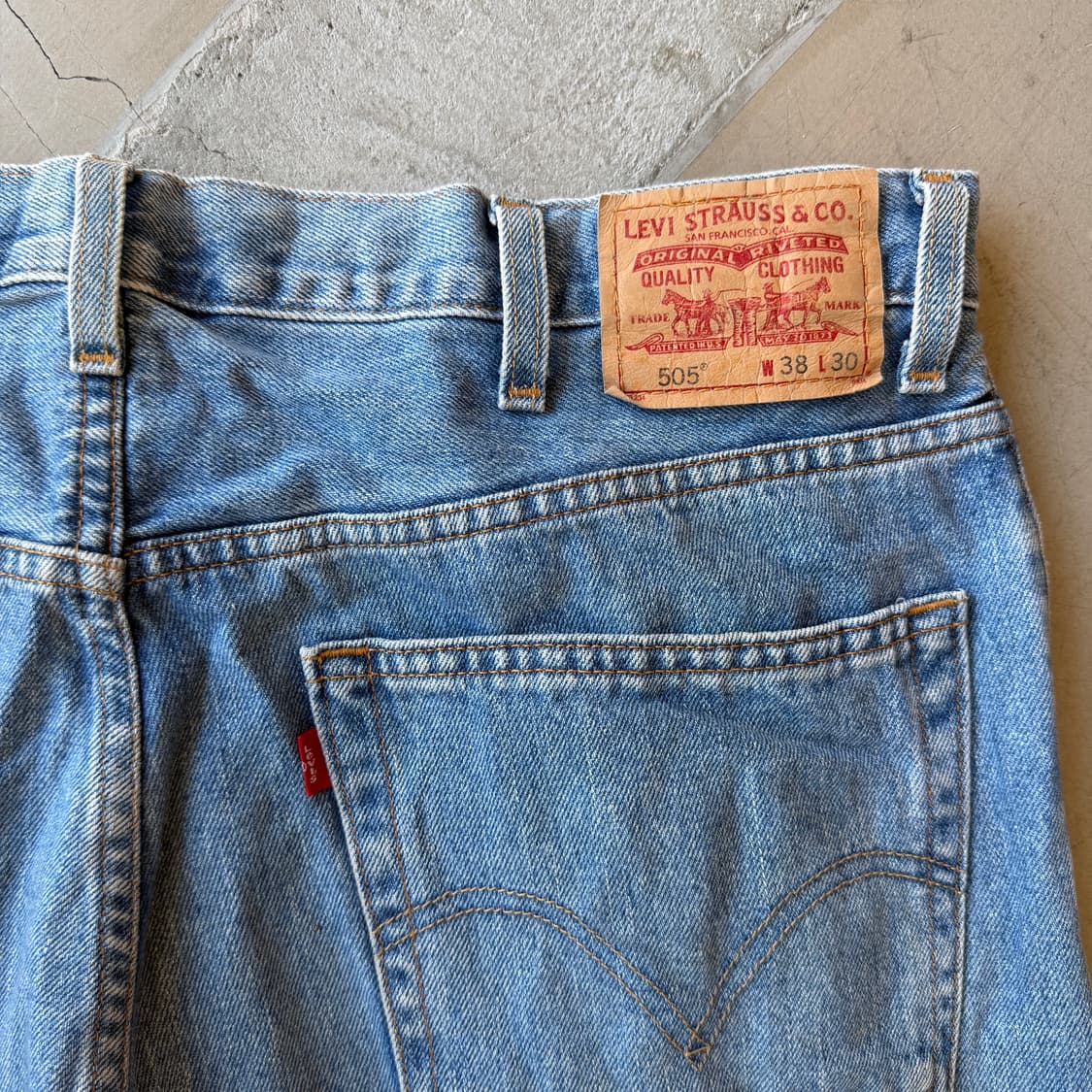 리바이스 505 레귤러 데님 팬츠 상품이미지6