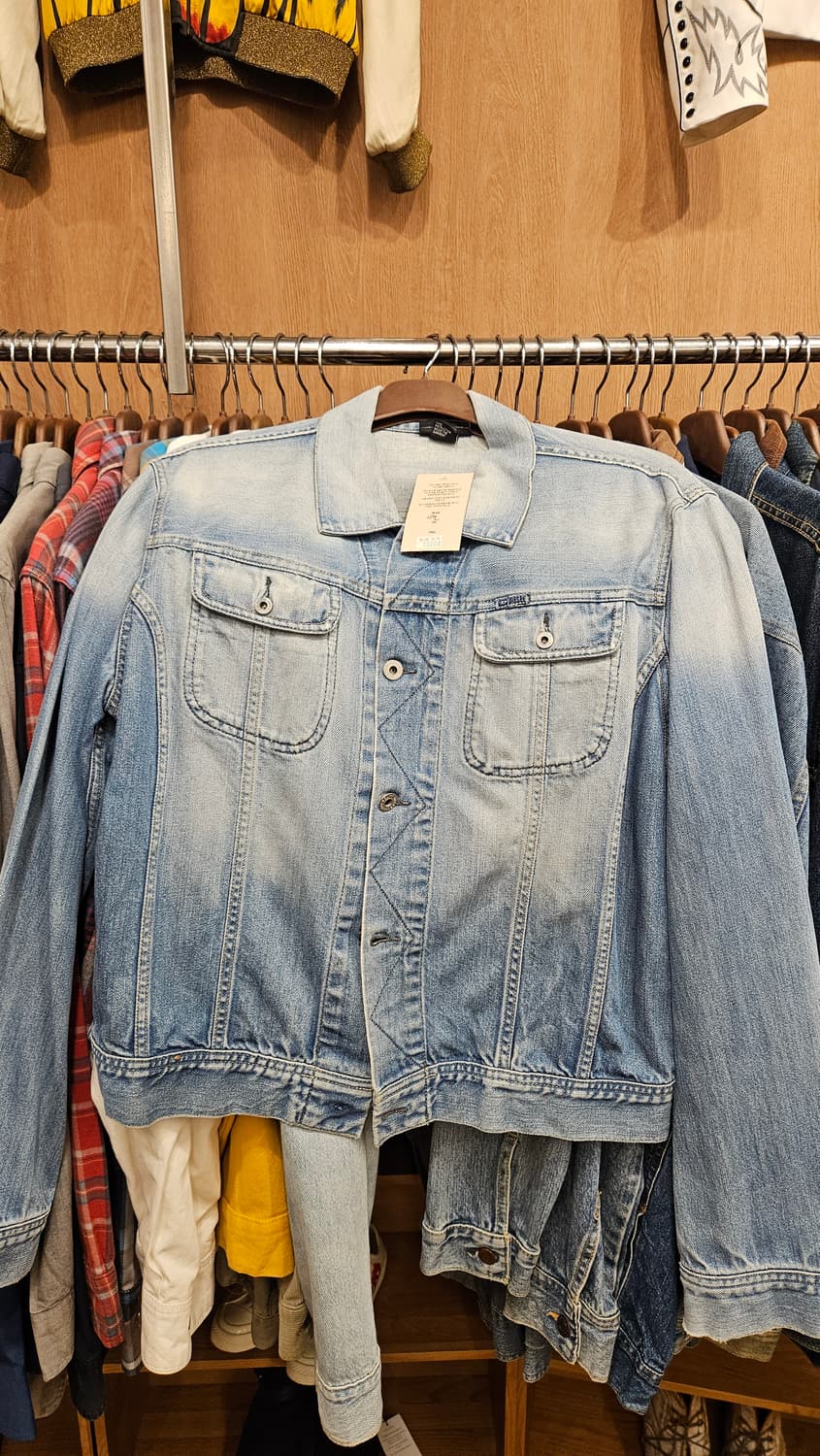 디젤 리 복각 연청 데님 자켓 상품이미지1