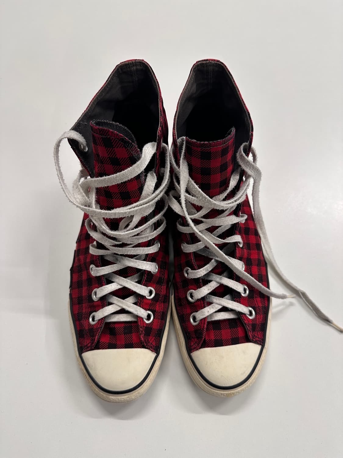 넘버나인 체크 컨버스 상품이미지5