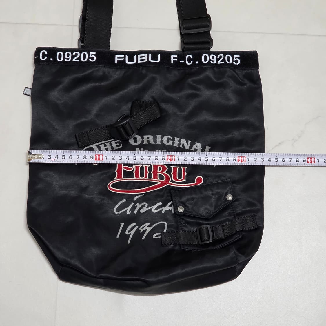 FUBU 후부 올드스쿨 Y2K 나일론 토트백 숄더백 상품이미지7