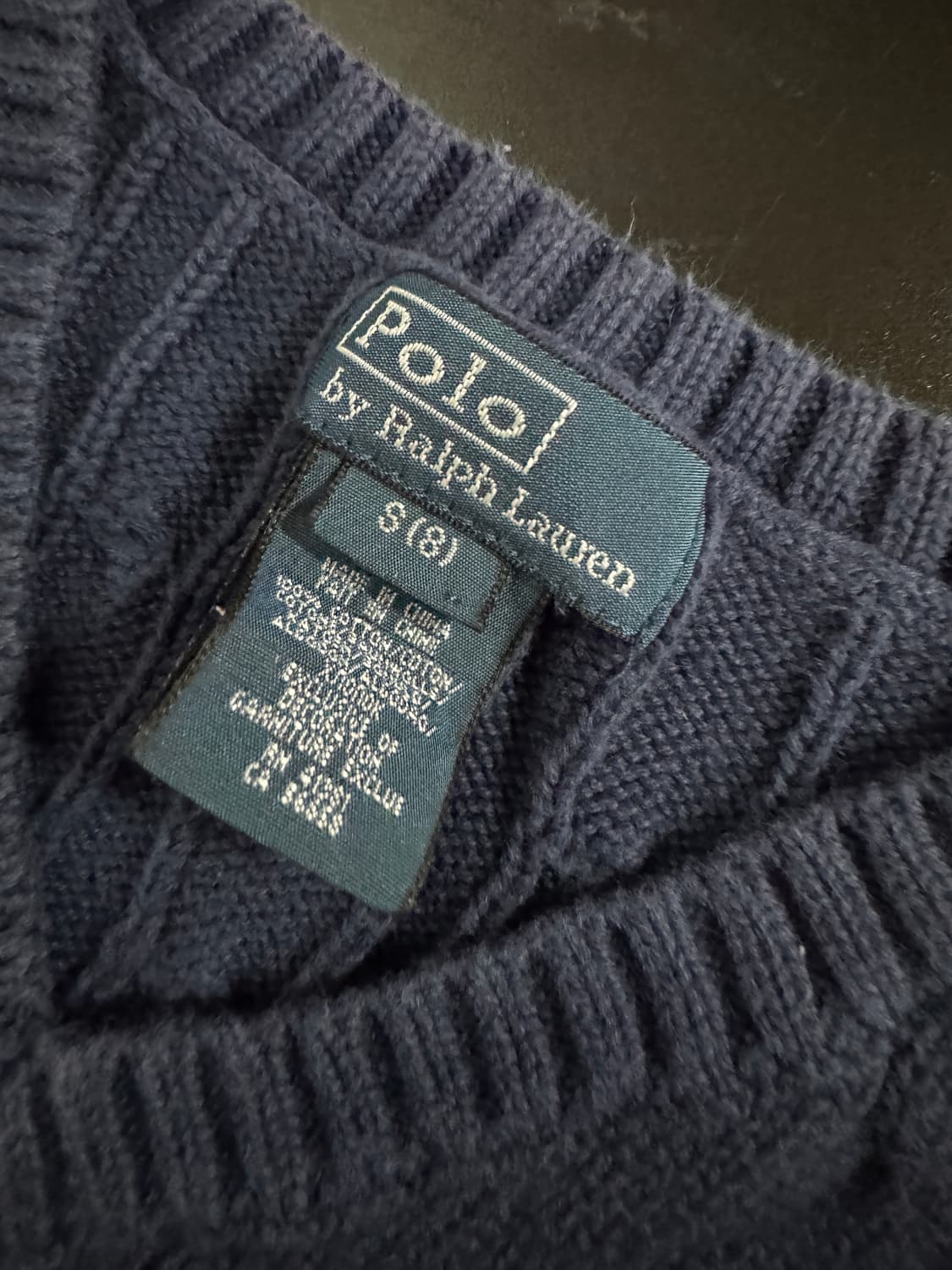 폴로 랄프로렌 키즈 네이비 코튼 베스트 조끼 8 상품이미지3