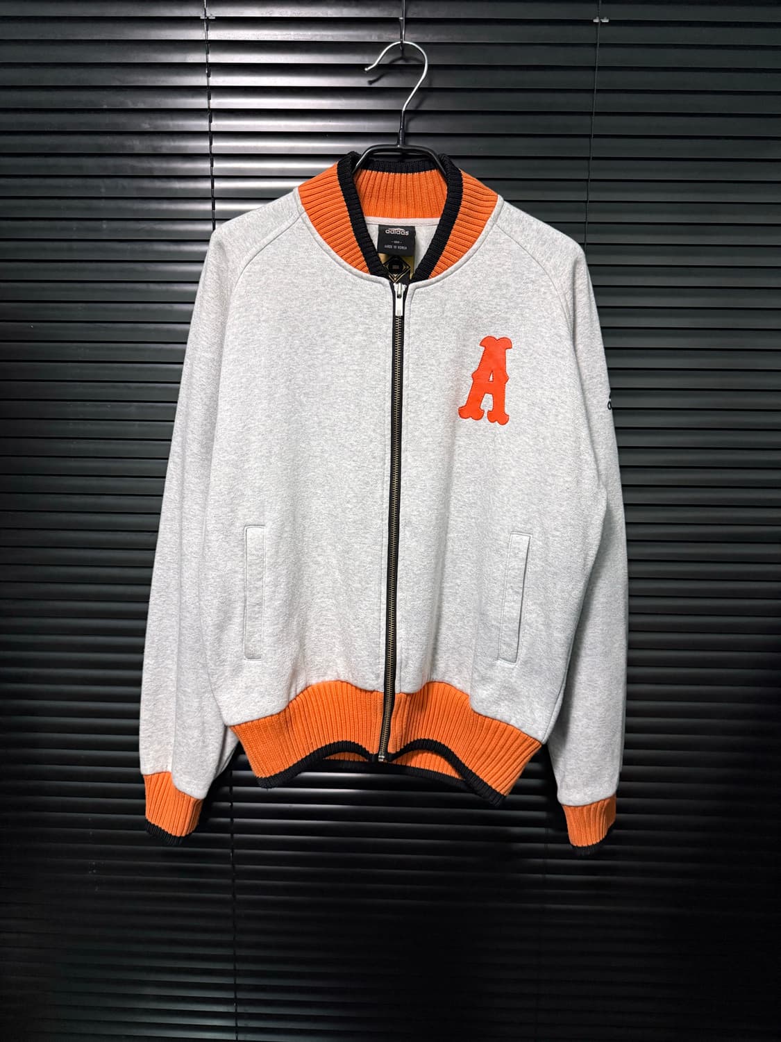 아디다스 정품 야구 잠바 점퍼 바시티 자켓 회색 그레이 져지 저지 트랙탑 상품이미지2