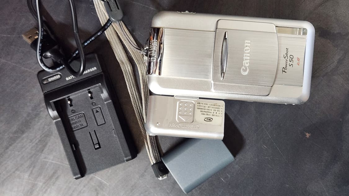 캐논 파워샷 S50 빈티지 디카 상품이미지8
