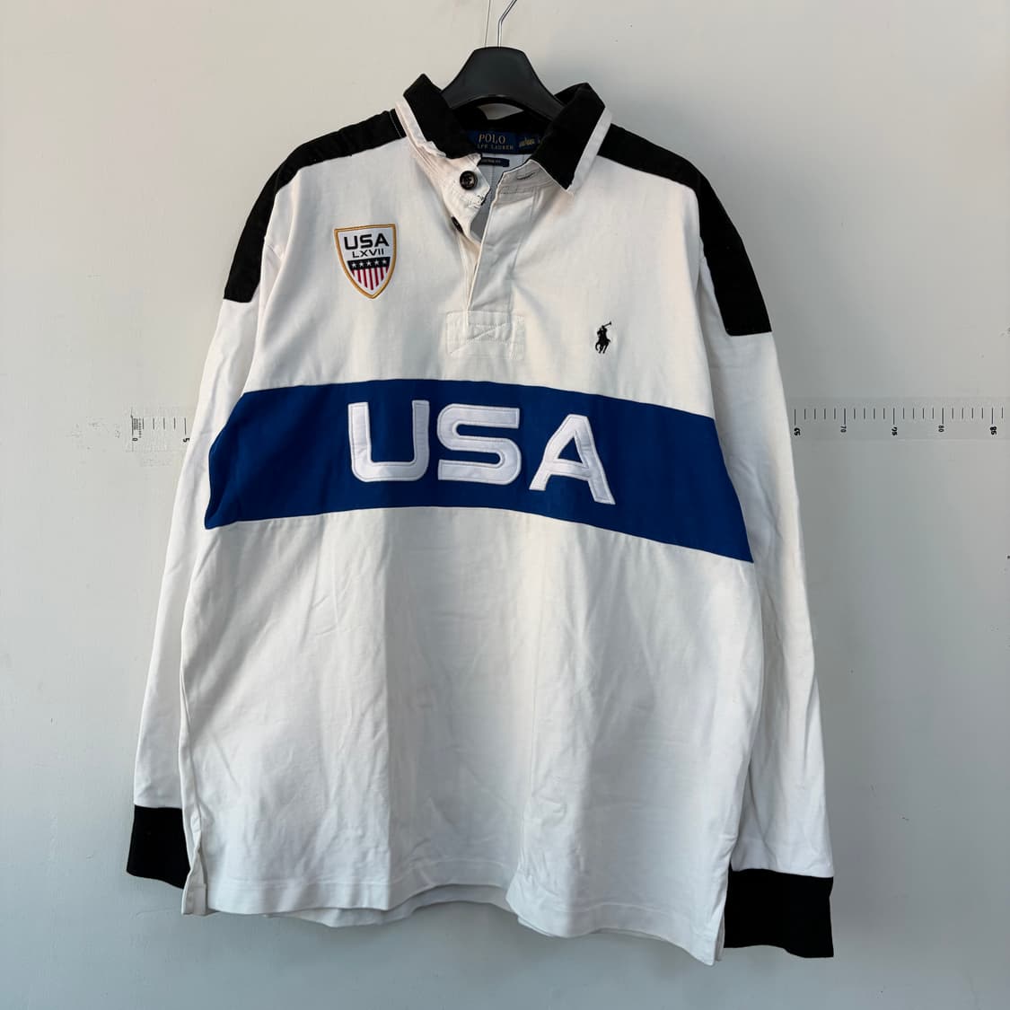 폴로 랄프로렌 USA 럭비 셔츠 긴팔 상품이미지1