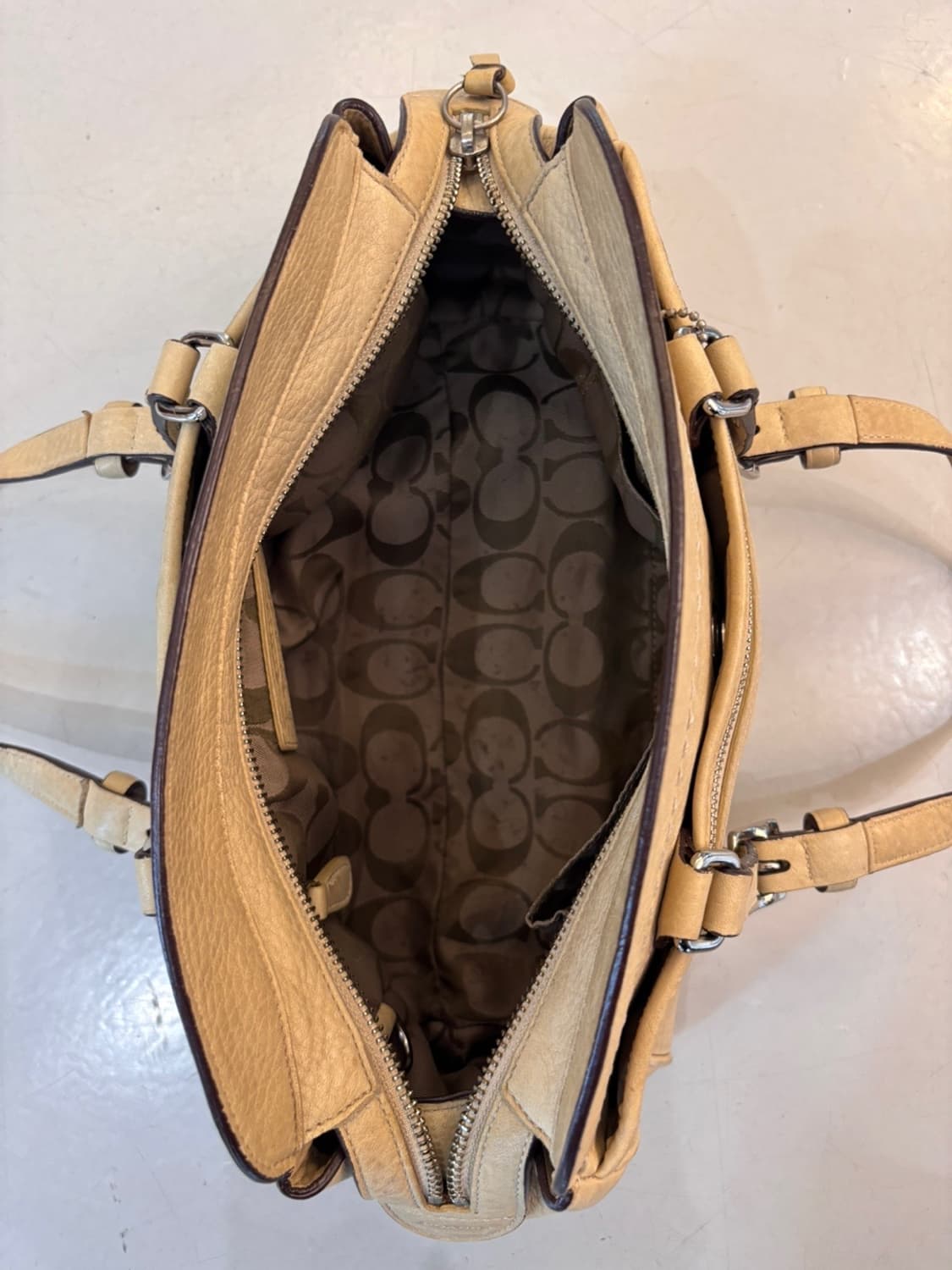 Vintage Old Coach Leather Bag 상품이미지10