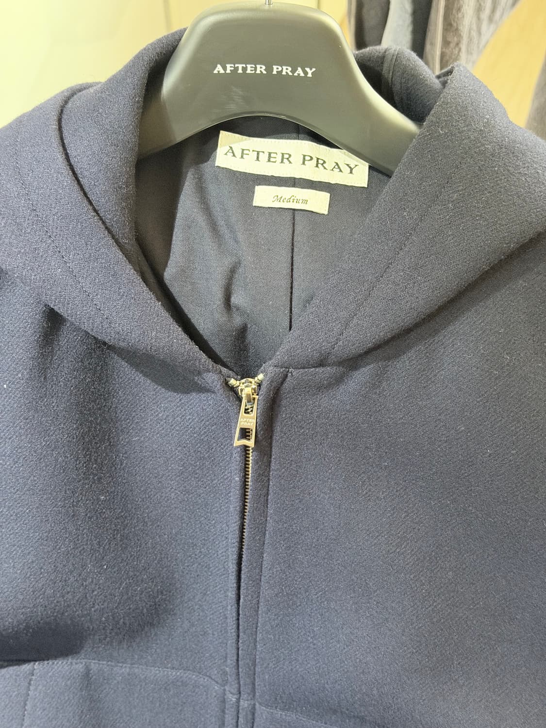 애프터프레이 시몬 후디드 집업 네이비  상품이미지1