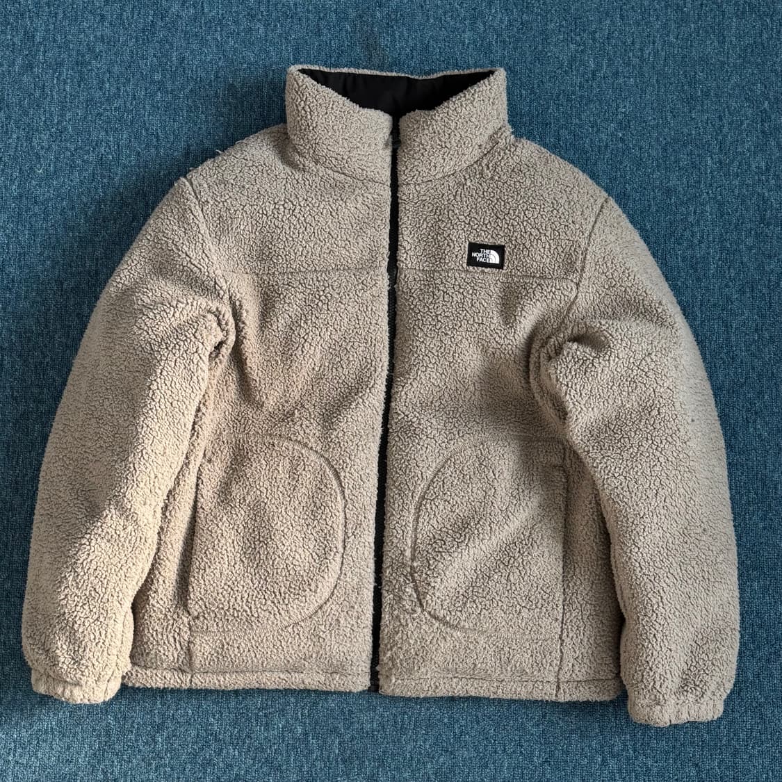 노스페이스 눕시 리버시블 뽀글이 양면패딩 L 상품이미지4