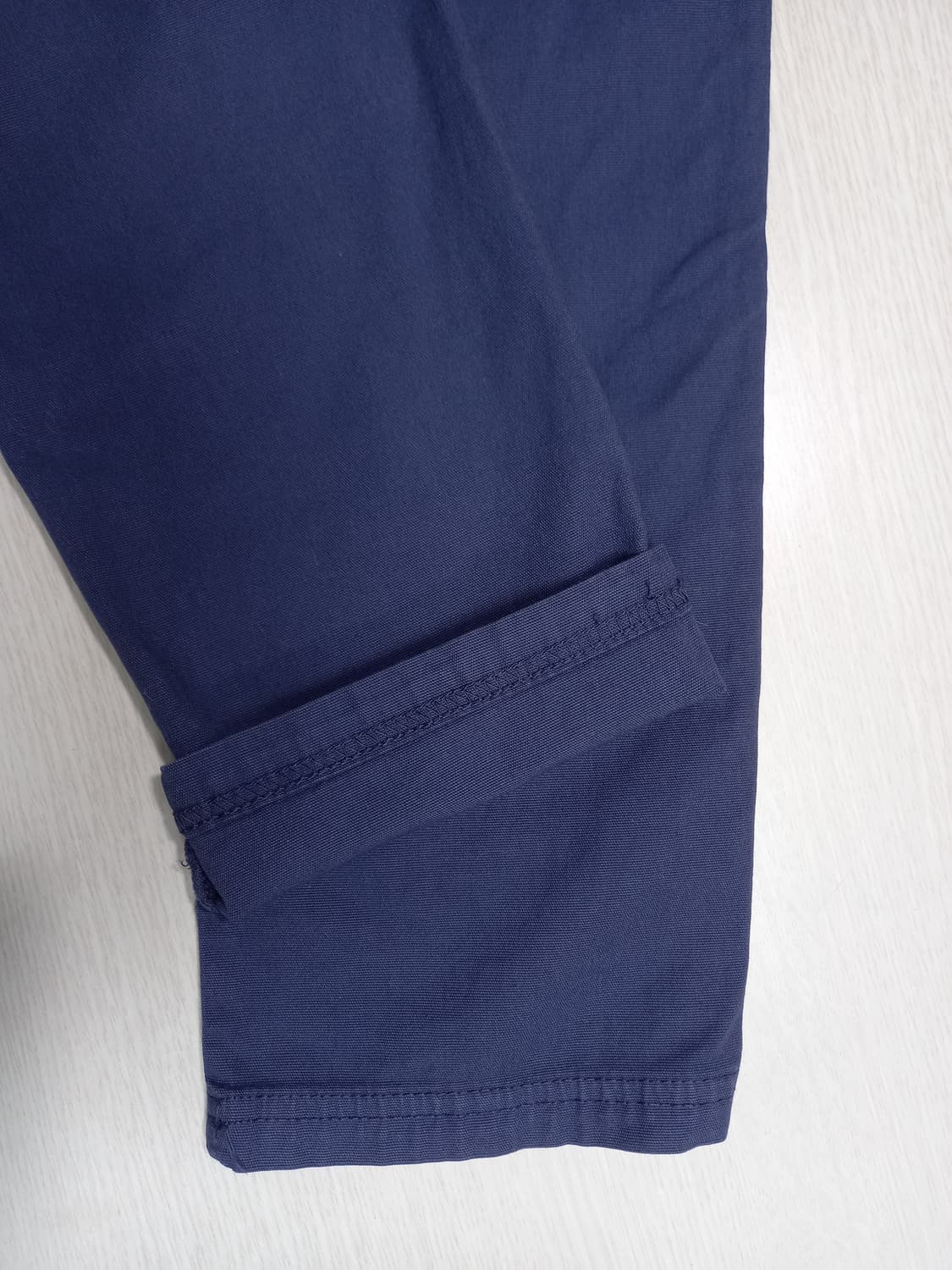 32 BENETTON 투턱 스판 슬림일자 치노 네이비 32-410 상품이미지5