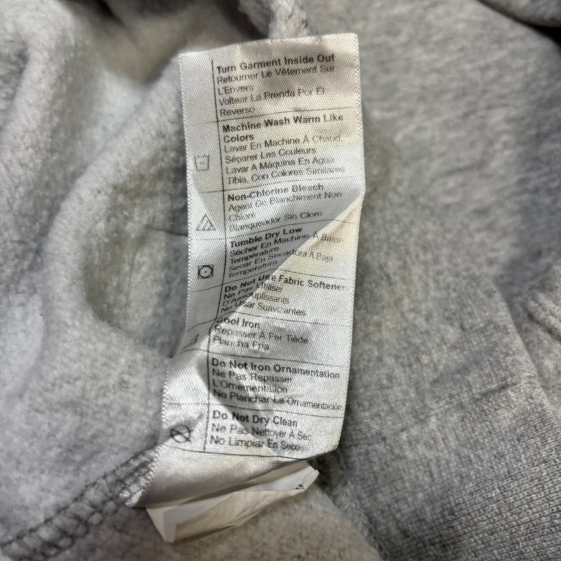 00s 칼하트 오버핏 스웻셔츠 그레이 맨투맨 상품이미지5