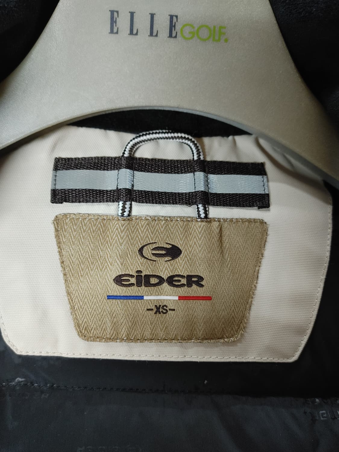 EiDER 아이더 여성  라쿤털 후드 숏패딩 상품이미지3