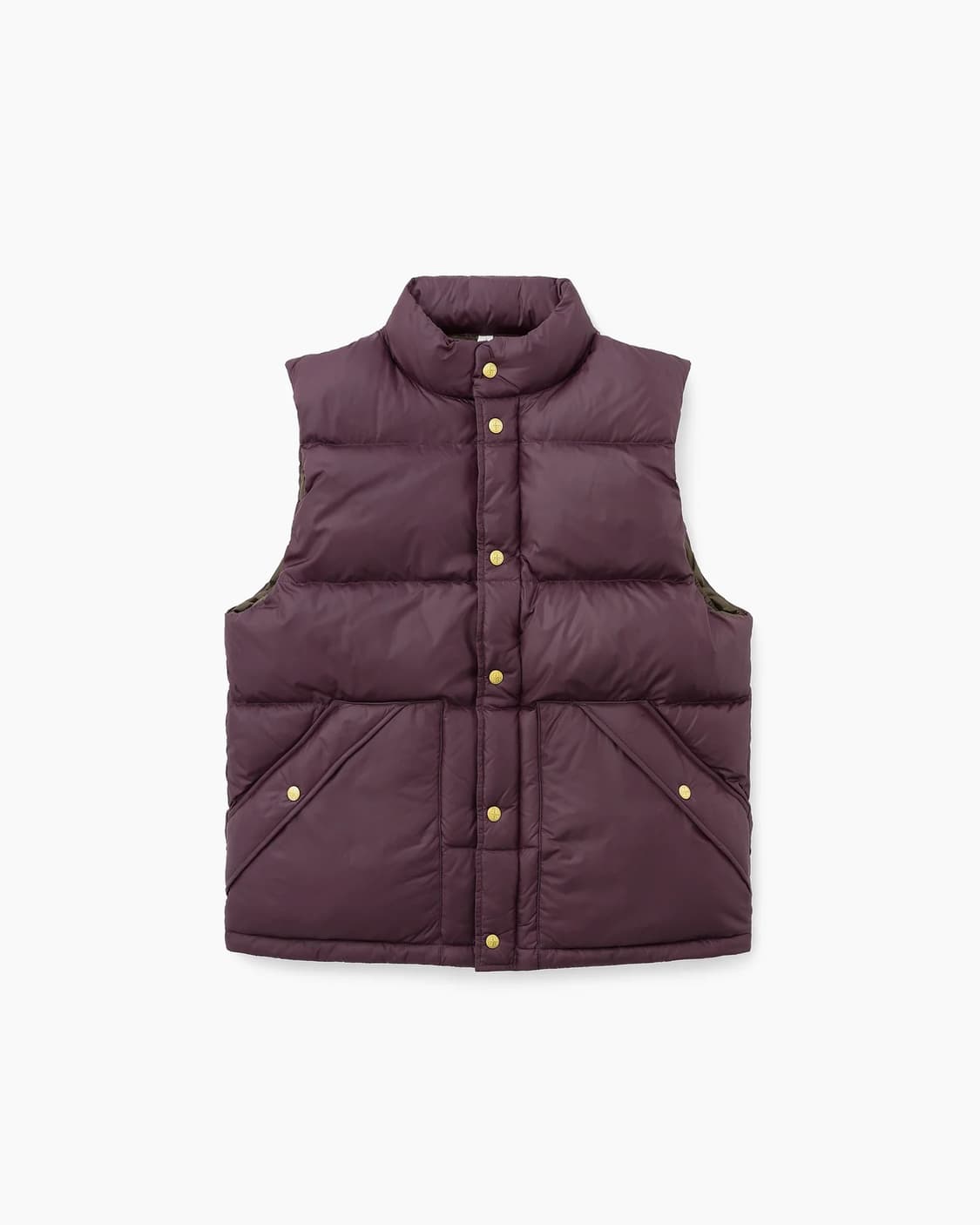 카키스 스노우필드 다운베스트 패딩조끼 버건디 퍼플 L 상품이미지1