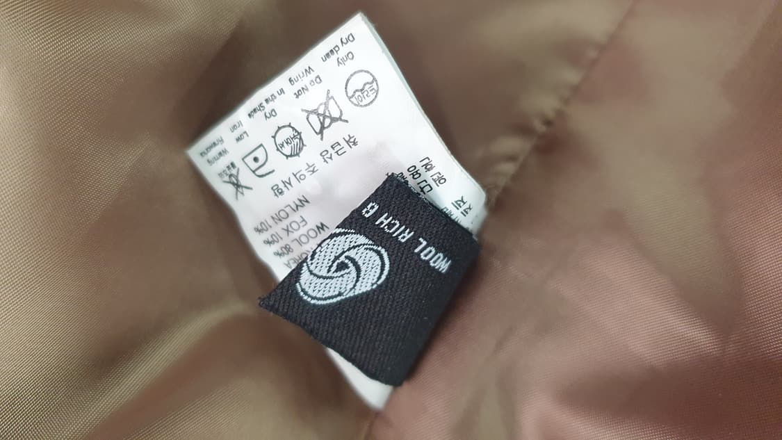 링서울 핸드메이드 울 롱코트 베이지 프리사이즈 상품이미지6