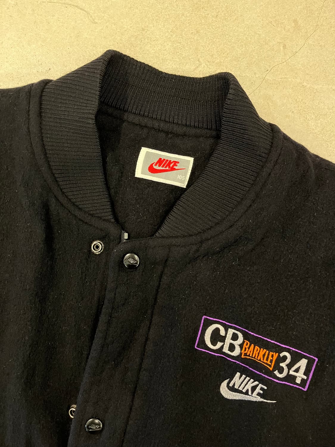 90s 나이키 찰스바클리 울 바시티 자켓 상품이미지5