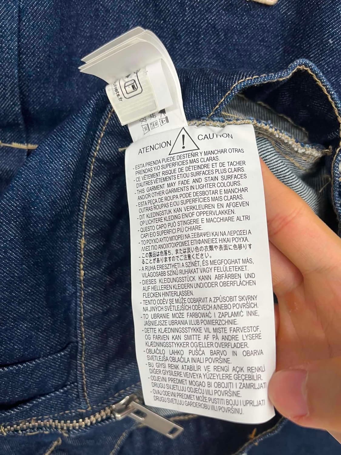 [XL] ZARA 자라 해리램버트 데님 워크 자켓 상품이미지6