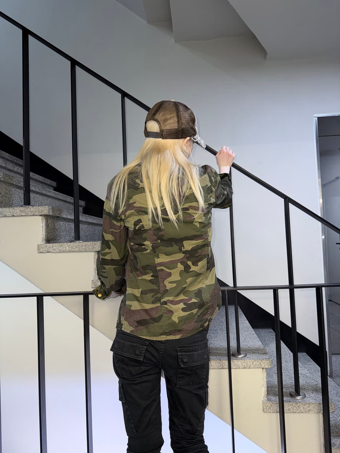 camo open collar shirt 상품이미지3