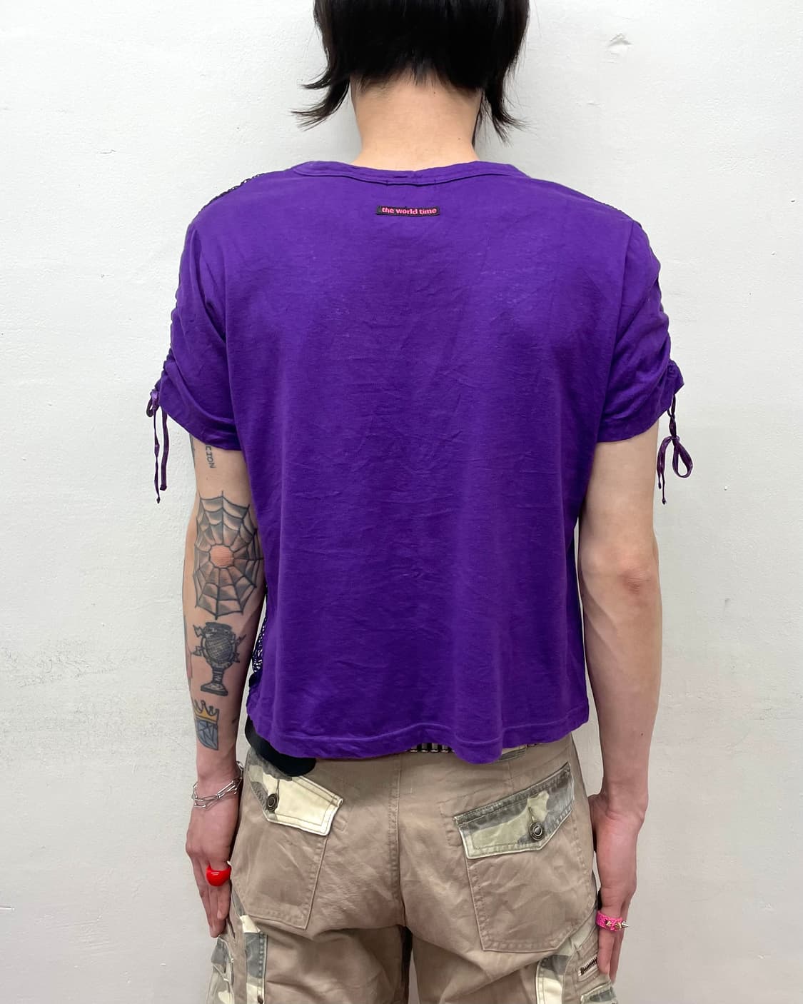 Purple Layering Strap T-Shirt 상품이미지2