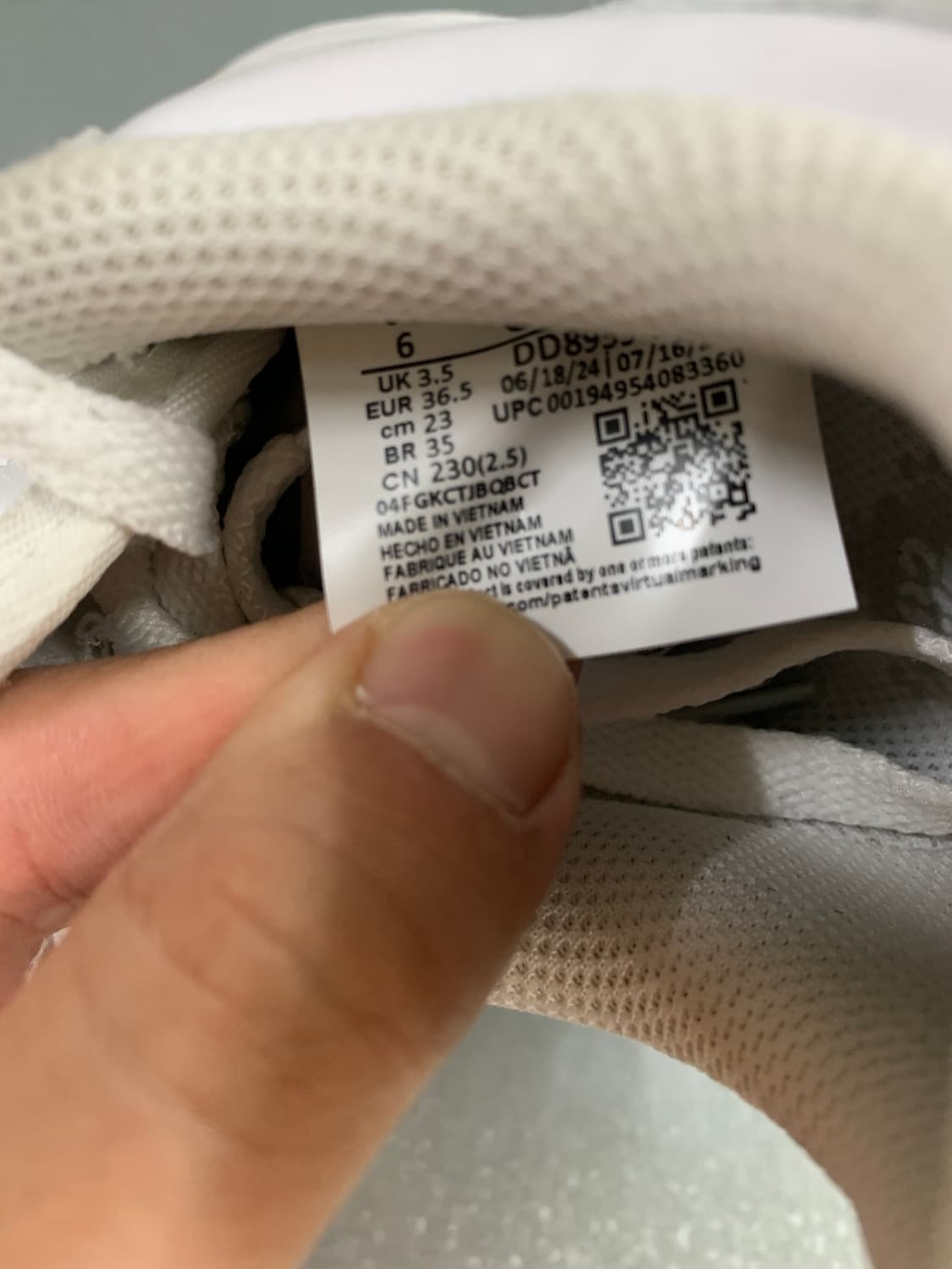 나이키 에어포스 1 로우 화이트 230 상품이미지8