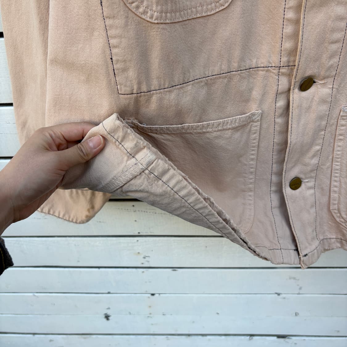 Carhartt 90s 칼하트 made in usa 데님 초어자켓 상품이미지7
