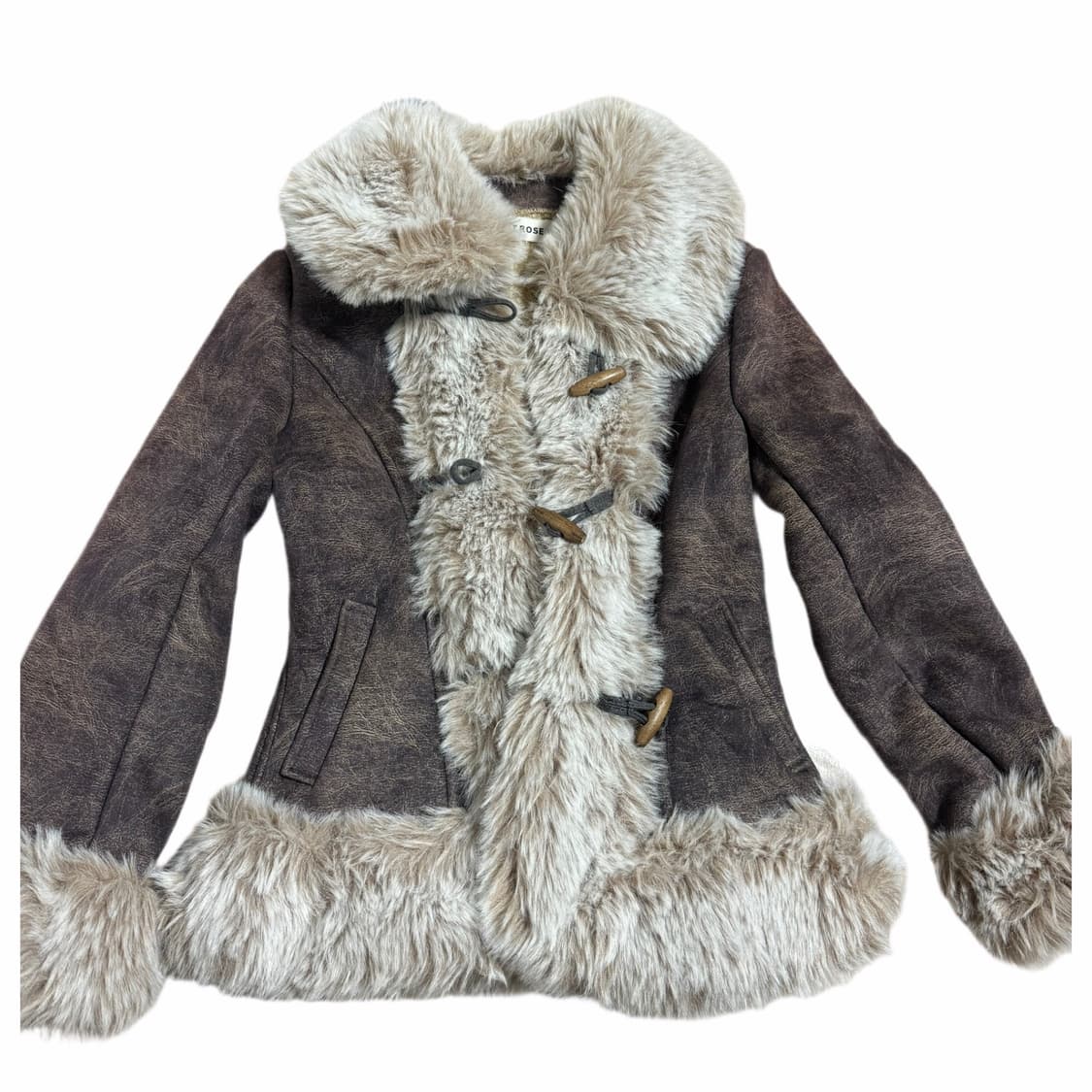 브라운 스웨이드 무스탕  상품이미지1