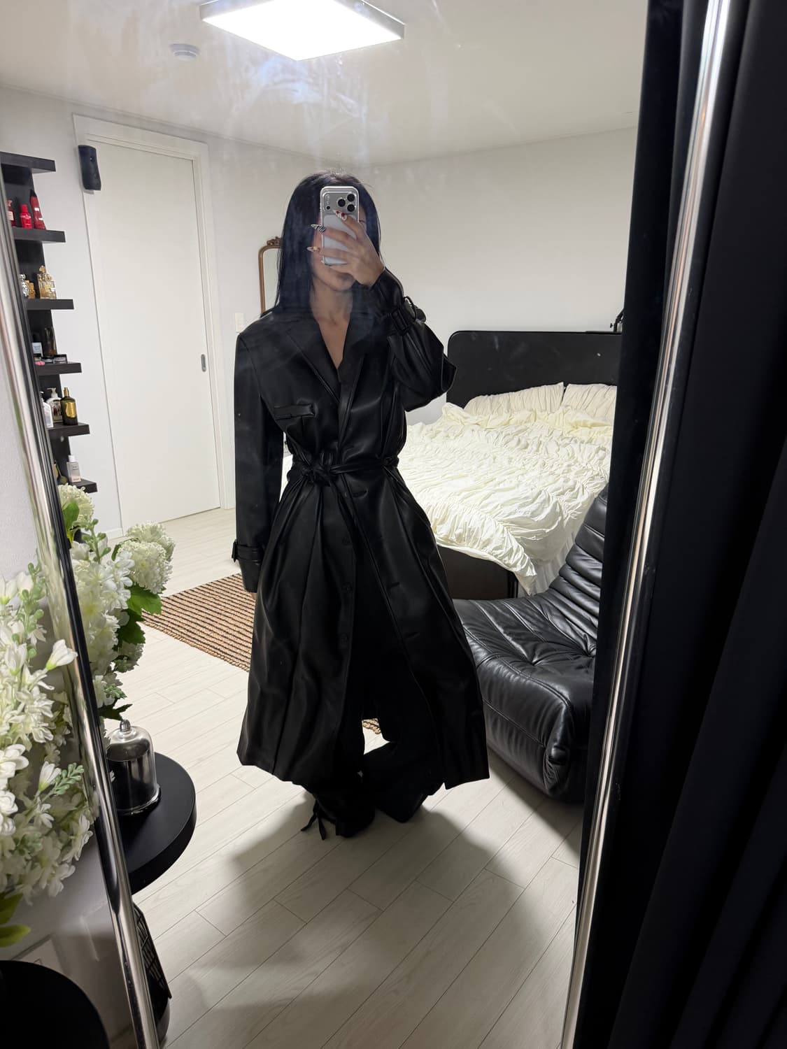 Odor leather coat 상품이미지3