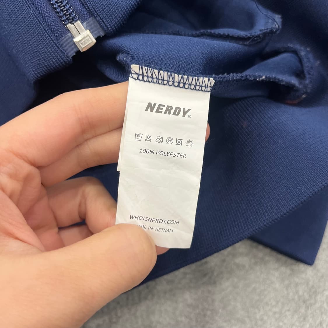 M 널디 네이비 오렌지 라인 트랙 자켓 상품이미지6