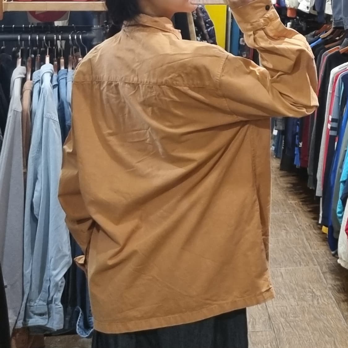 [Hi] 칼하트 긴팔 셔츠 카라멜 상품이미지5