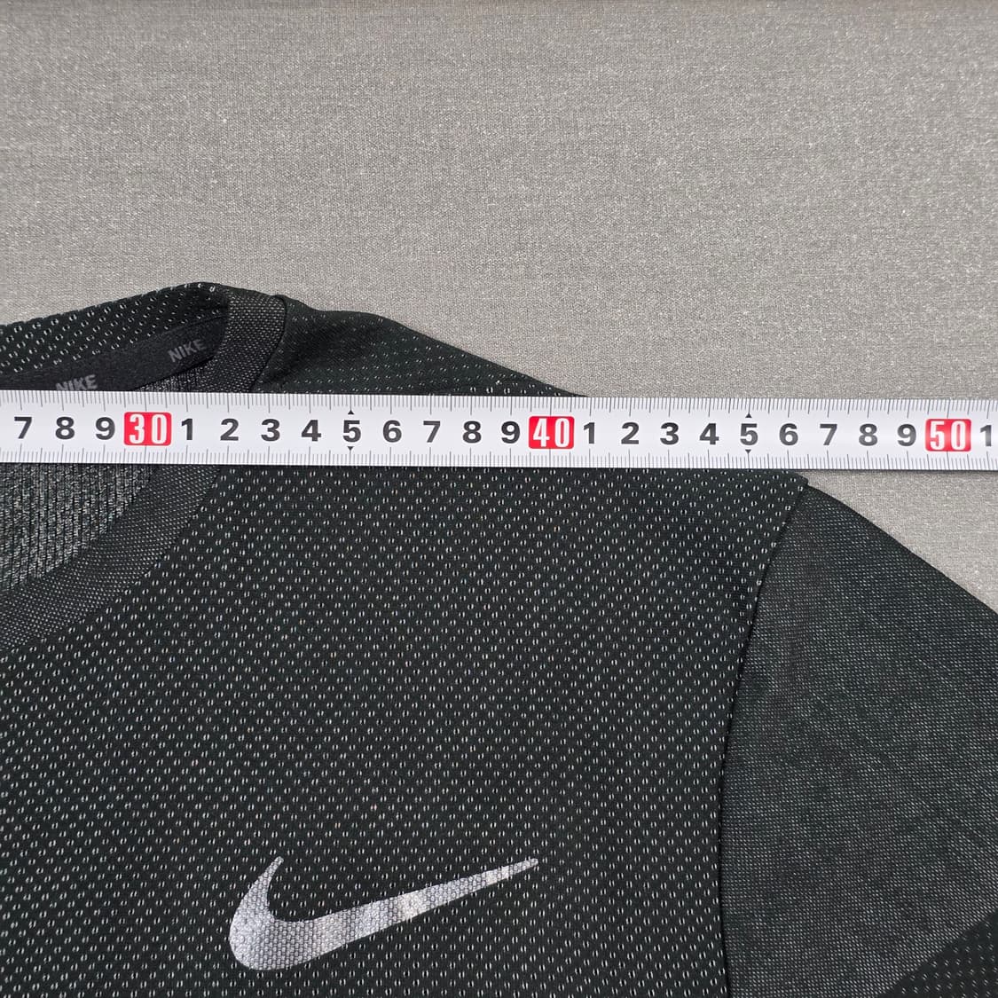 XXL) 나이키 드라이핏 스트라이프 기능성 반팔티셔츠 차콜그레이 상품이미지5