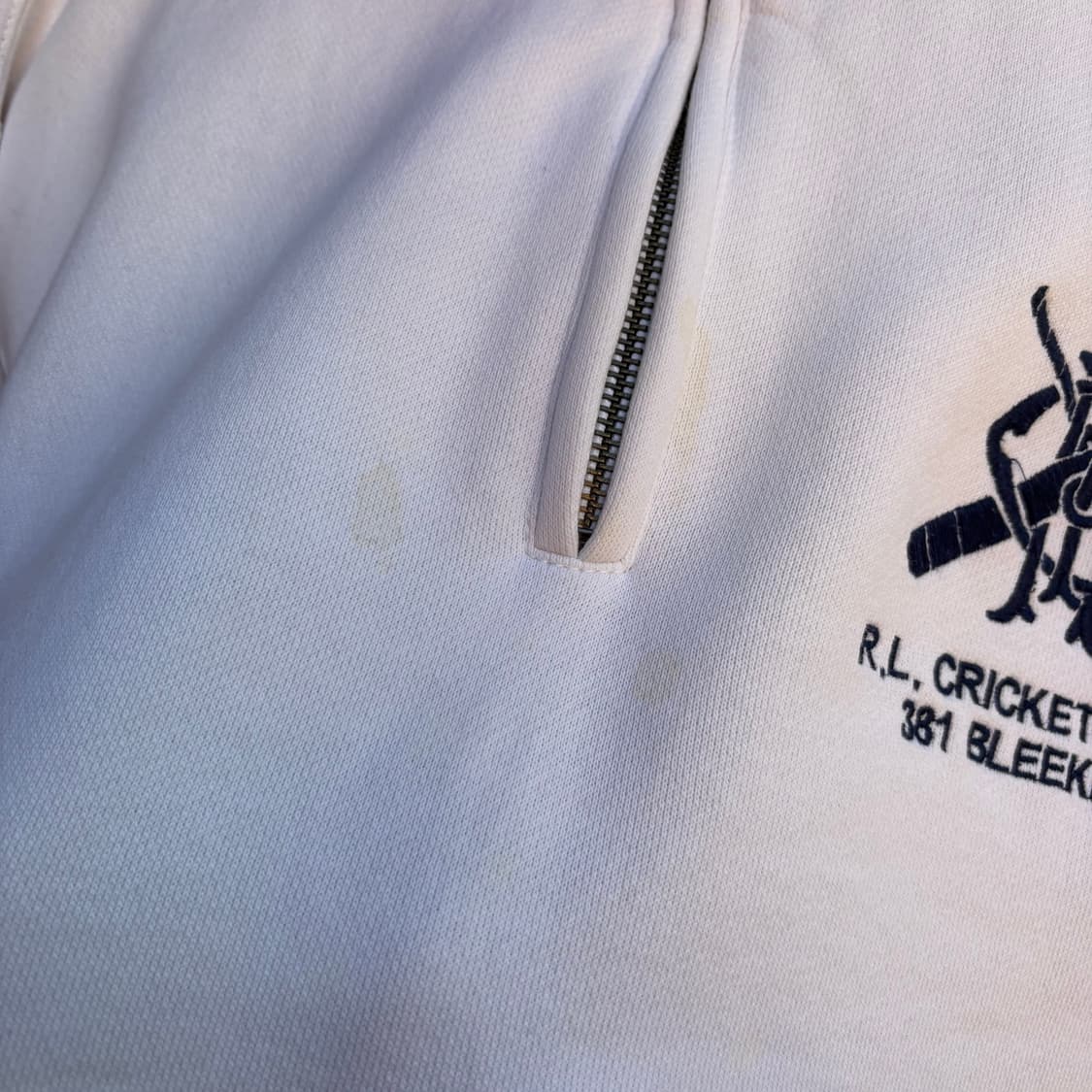 00s 폴로 랄프로렌 엠브로이드 하프 집업 상품이미지8