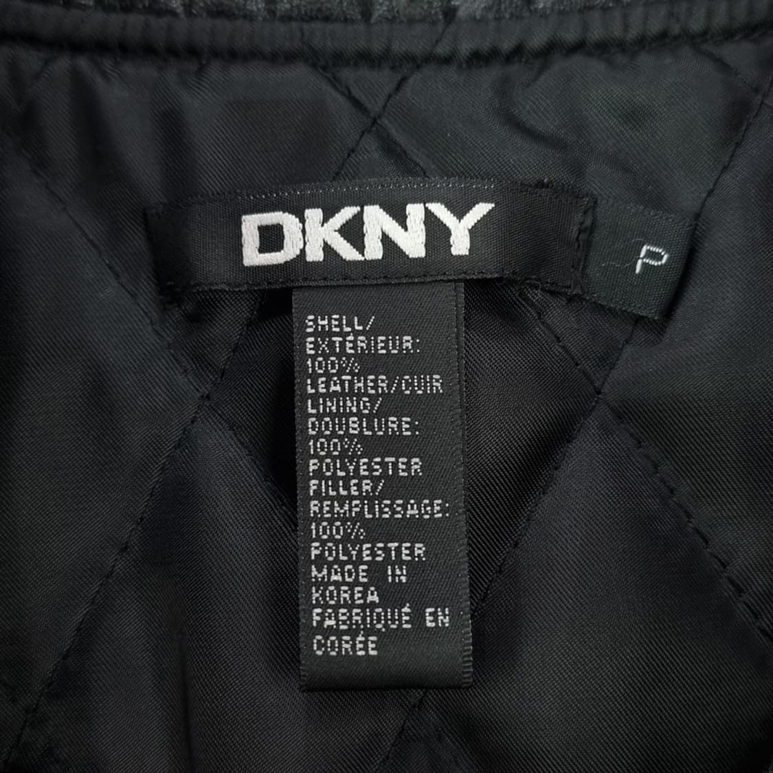 [도나카란 뉴욕] 리얼 레더 집업 블루종 가죽 자켓 블랙 M17768 상품이미지6