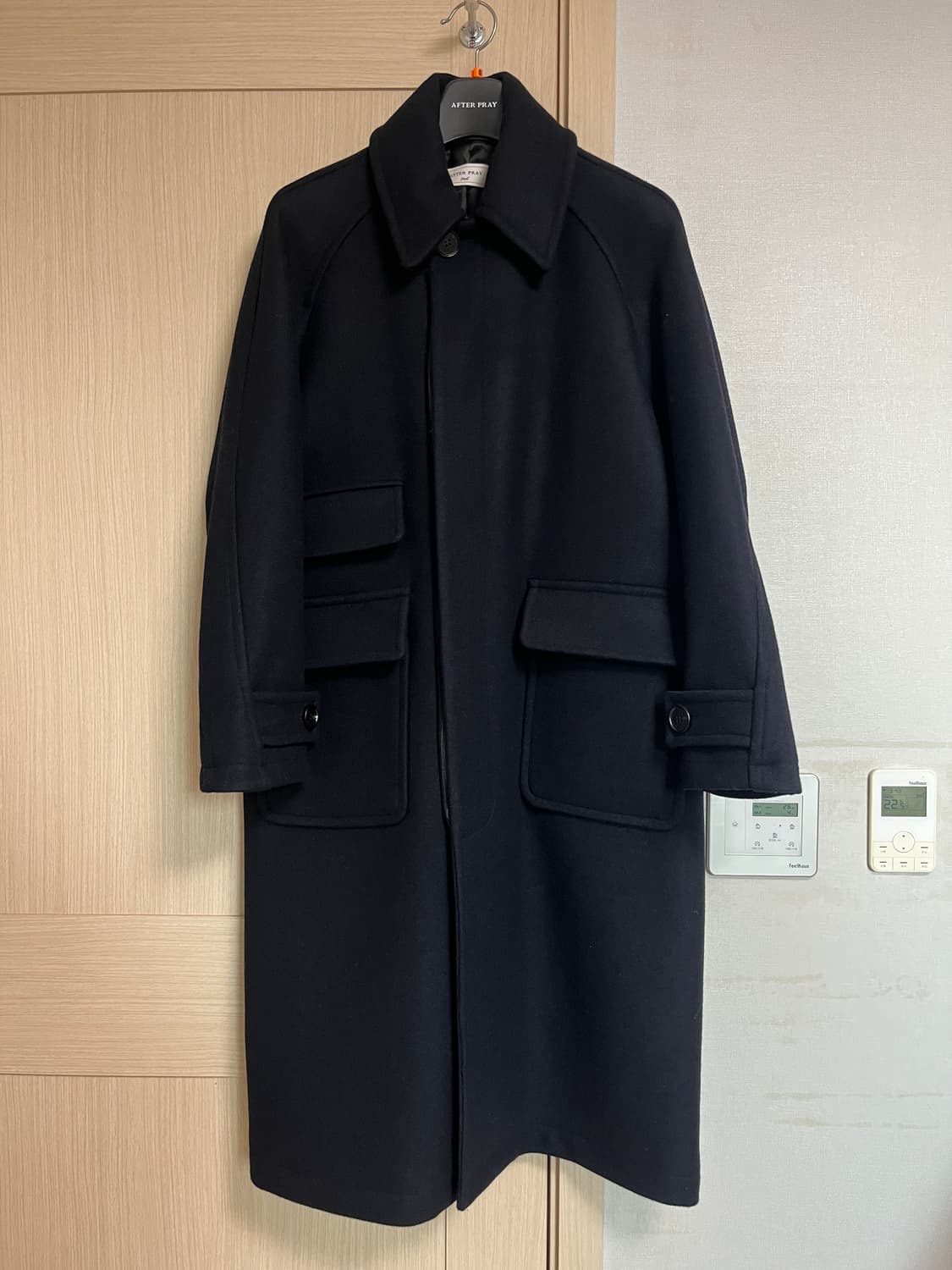 애프터프레이 afterpray 투어리스트 발마칸 코트 네이비 S 상품이미지1