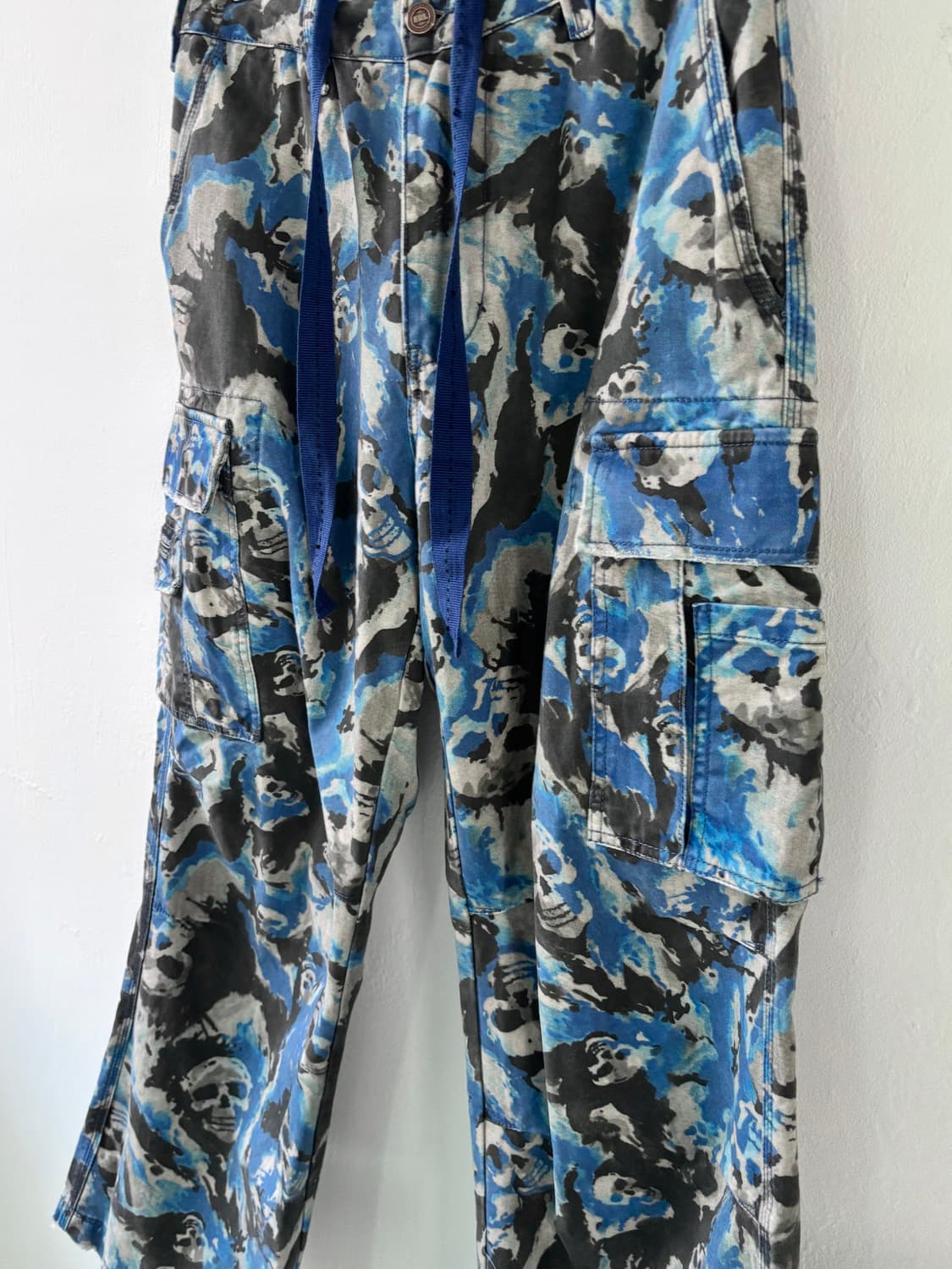 새상품 ERL 스컬 프린트 카고 팬츠 상품이미지4